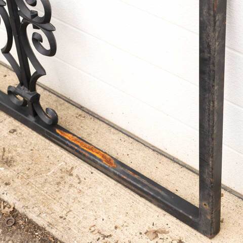 #28064 Salvaged Ornate Vintage Metal Railing Section image 4