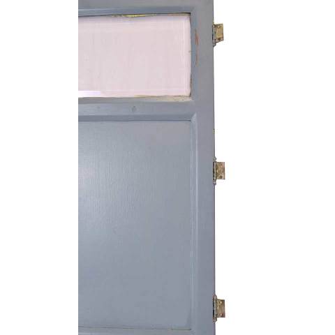 #28131 Small Salvaged Metal Door image 2