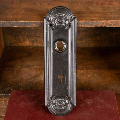 #28237 Antique Yale & Towne Doorknob Backplate image 3