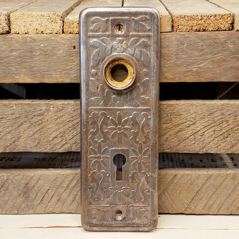 #28430 Antique Lockwood Doorknob Backplate image 2