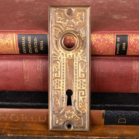 #28431 Corbin Canton Metal Doorknob Backplate image 2