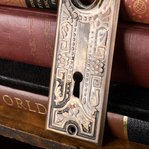 #28431 Corbin Canton Metal Doorknob Backplate image 5