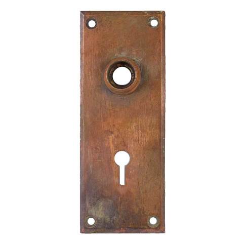 #28592 Japanned Doorknob Backplate image 2