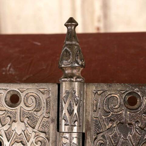 #29402 4 1/2" Antique Cast Iron Door Hinge Hardware image 5