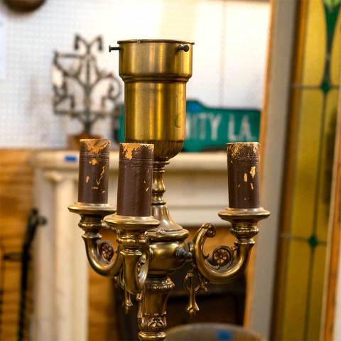 #29537 Antique 3-Light Floor Lamp image 2