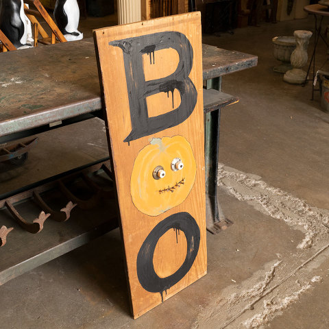 #30154 Handmade Halloween BOO Sign image 6