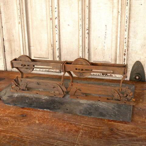 #30614 Antique Pocket Door Roller Hanger Hardware image 4