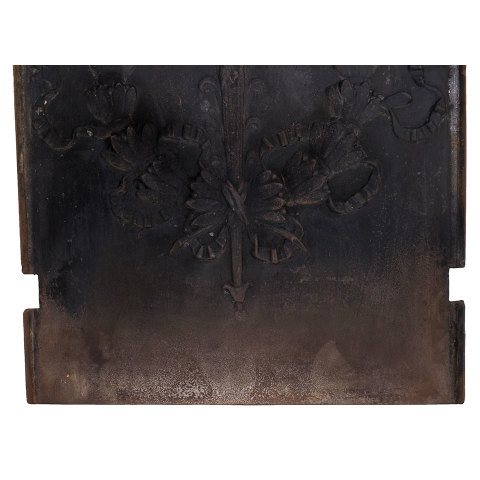 #30678 Antique Cast Iron Fireplace Fireback Panel image 4