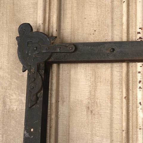 #30701 27x33 Antique Cast Iron Fireplace Surround image 2