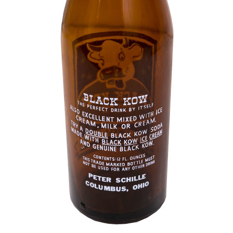 #30735 Black Kow Soda Bottle image 2