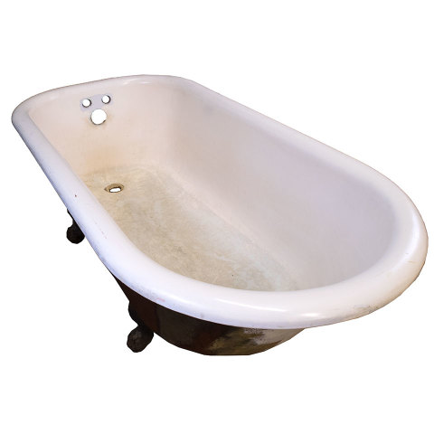 #30856 30x60 Antique Cast Iron Clawfoot Bathtub image 4