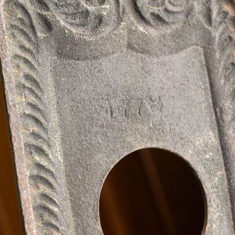 #30944 Antique Lockwood Entry Door Backplate image 6