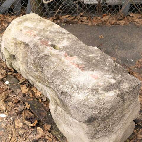 #3104 Salvaged Carved Stone Architectural Ornament image 4