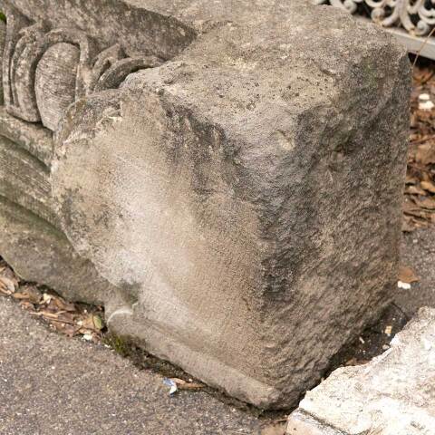 #3106 Salvaged Carved Stone Architectural Ornament image 3