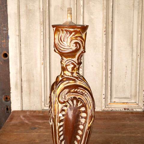 #31172 Vintage Cast Plaster Lamp Base image 2