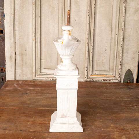 #31392 Vintage Aladdin Cast Plaster Lamp Base image 8