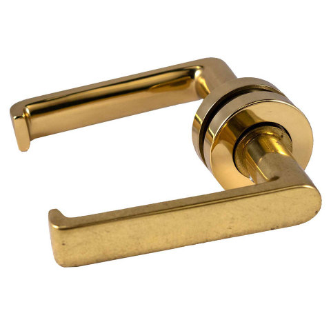 #31995 Brass Lever Doorknob Set image 2