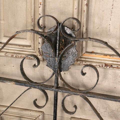 #32367 Antique Lion Head Wrought Iron Garden Gate image 8
