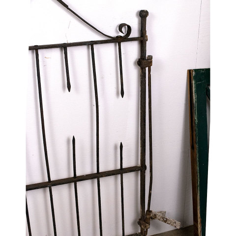 #32382 Salvaged Antique Wrought Iron Garden Gate image 3