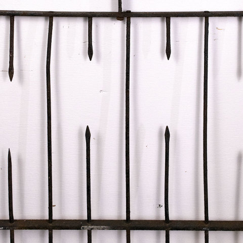 #32382 Salvaged Antique Wrought Iron Garden Gate image 4