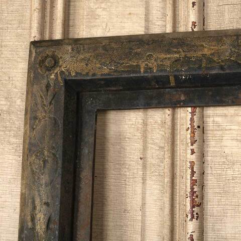 #32681 27x33 Antique Cast Iron Fireplace Surround image 2
