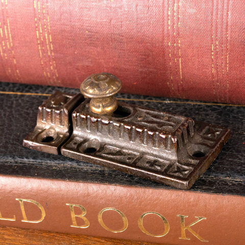 #32721 Antique Victorian Eastlake Cabinet Door Latch image 3