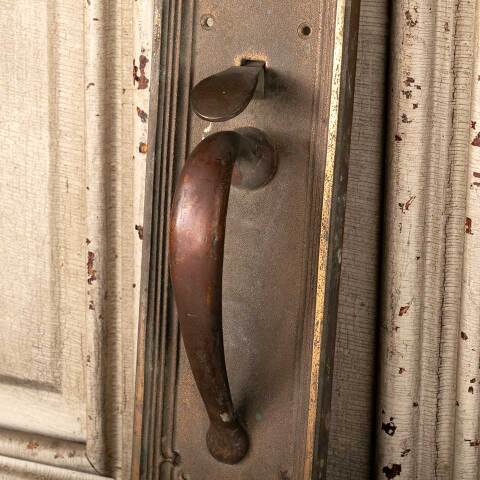 #32969 Antique Welch Bronze Gothic Door Handle image 4