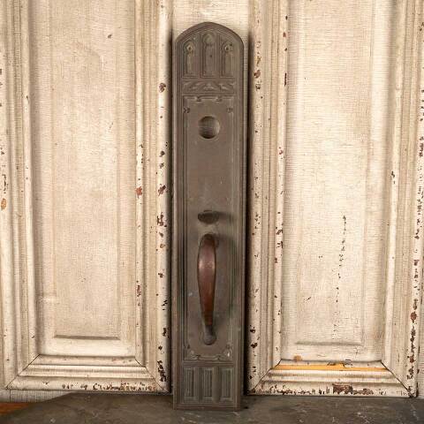#32969 Antique Welch Bronze Gothic Door Handle image 5