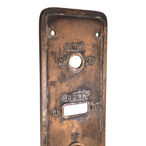 #33258 Antique CEMCO Elevator Plate image 2