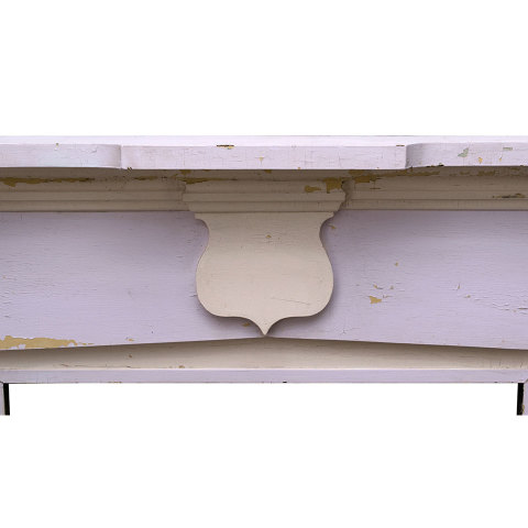#33512 Salvaged Antique Wood Fireplace Mantel image 3