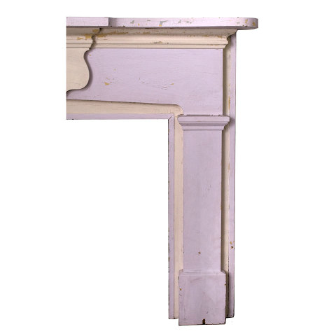 #33512 Salvaged Antique Wood Fireplace Mantel image 4