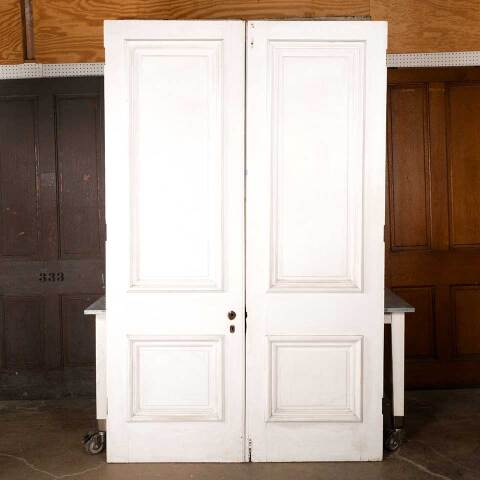 #33803 60x95 Antique Victorian Wood Entry Doors image 5