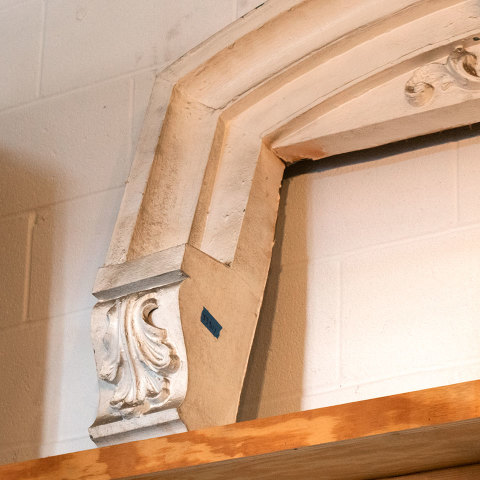 #33811 Salvaged Metal Window Surround image 2