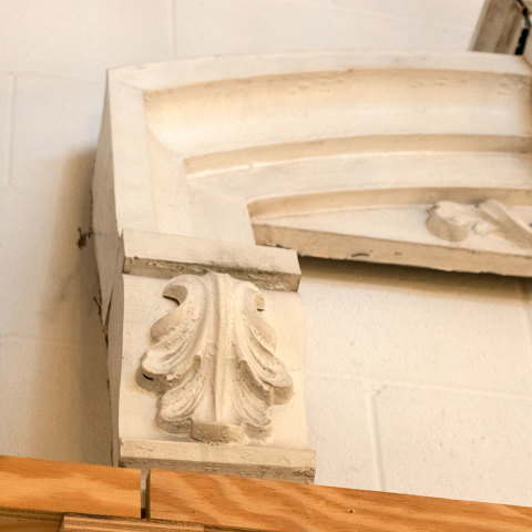 #33813 Salvaged Metal Window Surround image 2