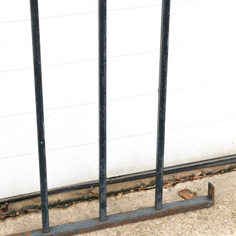 #33918 Salvaged Vintage Wrought Iron Fence Section image 4