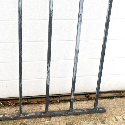 #33918 Salvaged Vintage Wrought Iron Fence Section image 8