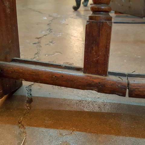 #33942 Salvaged Victorian Oak Railing image 5