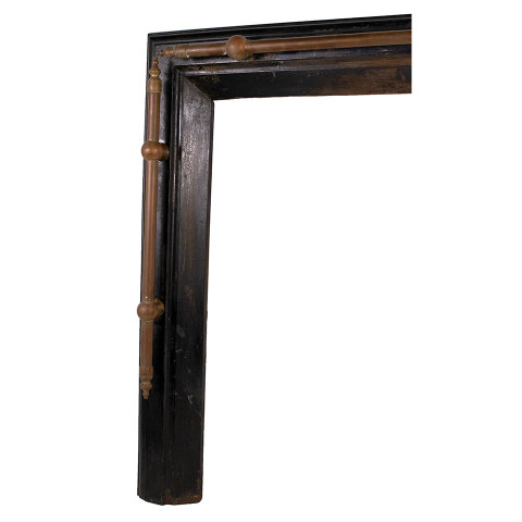 #34043 29x32 Salvaged Antique Fireplace Surround image 3