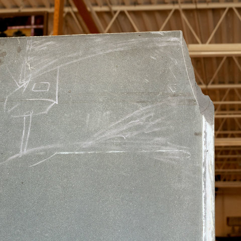 #34133 Salvaged School Chalkboard Slate image 2