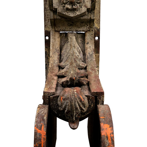 #34212 Antique Large Cast Iron Corbel Bracket image 5