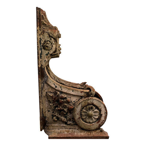 #34212 Antique Large Cast Iron Corbel Bracket image 2