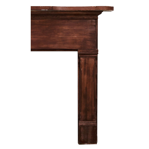 #34544 Salvaged Antique Wood Fireplace Mantel image 2