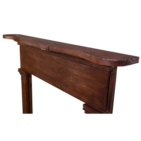 #34544 Salvaged Antique Wood Fireplace Mantel image 4