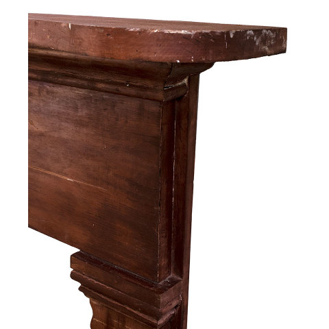 #34544 Salvaged Antique Wood Fireplace Mantel image 5