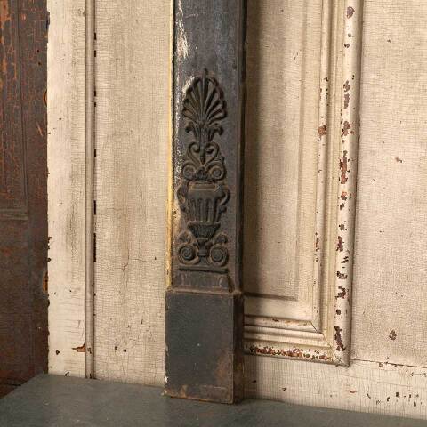 #34557 25x31 Antique Cast Iron Fireplace Surround image 3