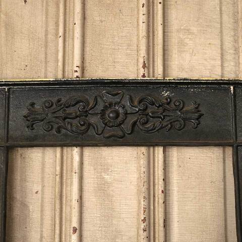 #34557 25x31 Antique Cast Iron Fireplace Surround image 5