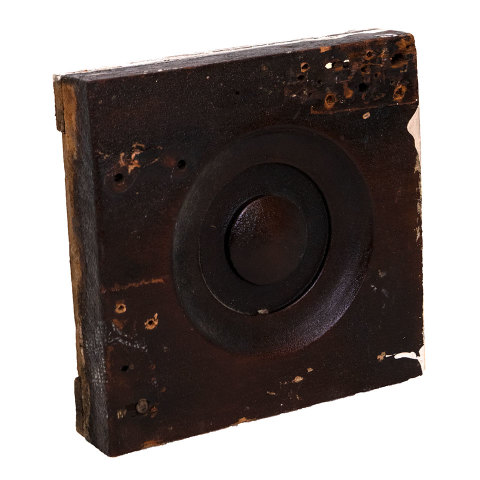 #34634 Salvaged Rosette Trim Block image 2