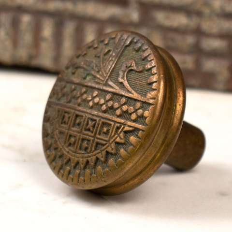 #34926 Antique Bronze Sargent Doorknob image 2