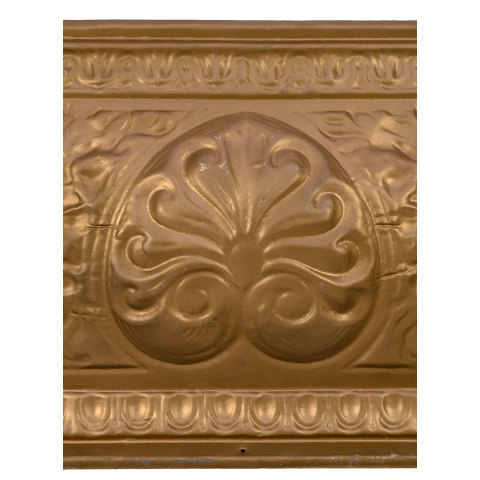 #35421 Salvaged Antique Pressed Tin Crown Molding image 4