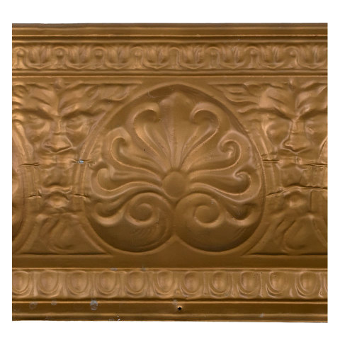 #35422 Salvaged Antique Pressed Tin Crown Molding image 3